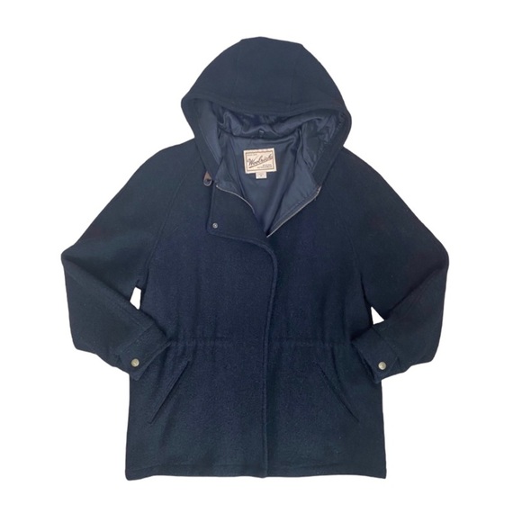 Woolrich Black Utility Jacket - Picture 2 of 14